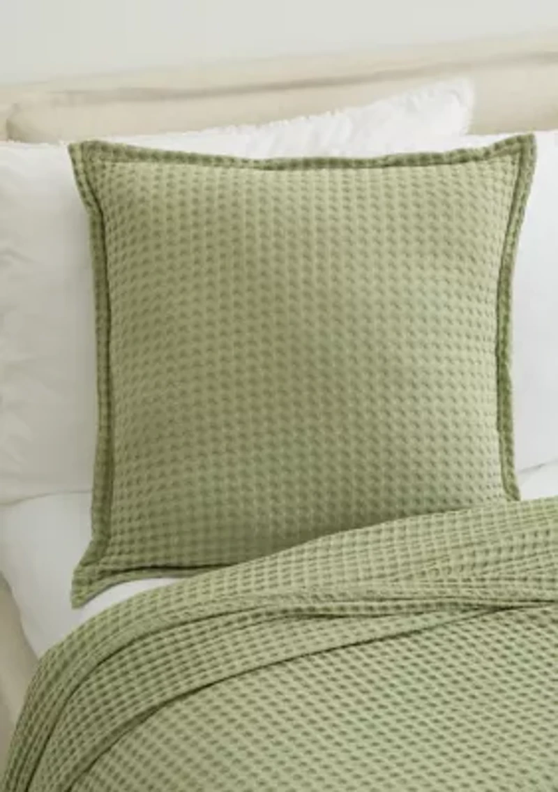Waffle Euro Pillow