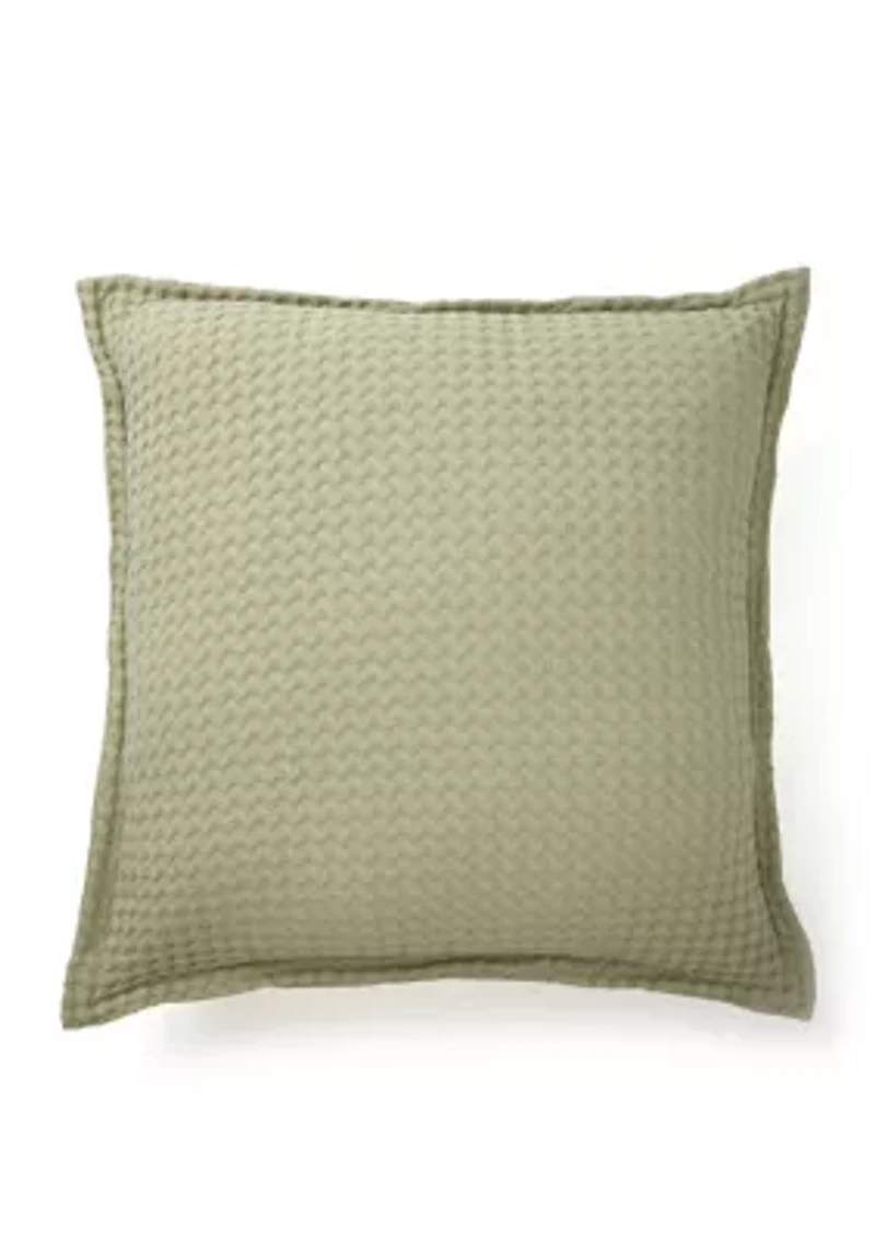 Waffle Euro Pillow