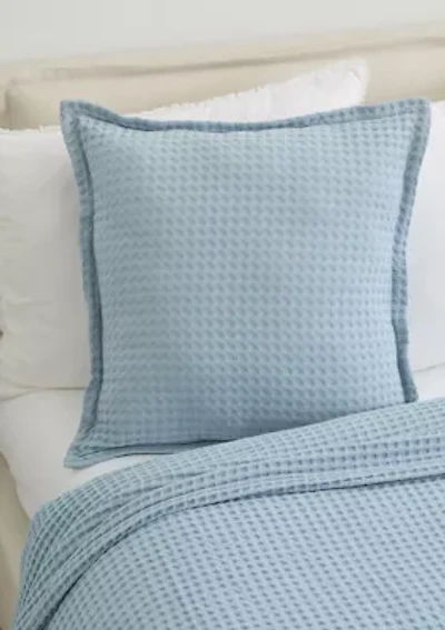 Waffle Euro Pillow