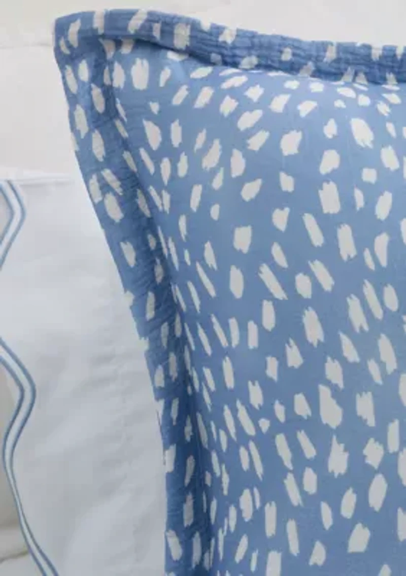 Dot Print Euro Pillow