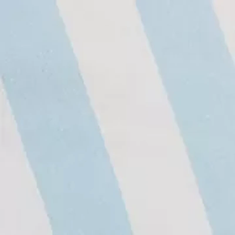 Striped Ruffle Filled Euro Pillow