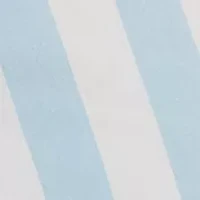Striped Ruffle Filled Euro Pillow