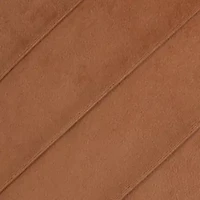 Pleated Velvet Decorative Pillow