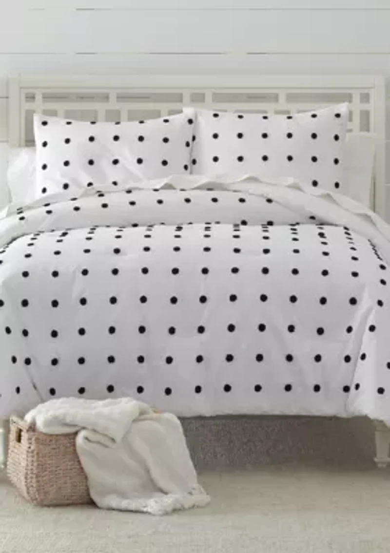 Pom 3 Piece Comforter Set