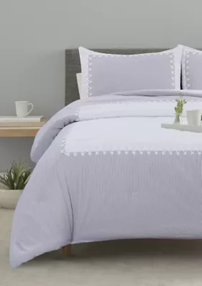 Pinstripe Comforter Set