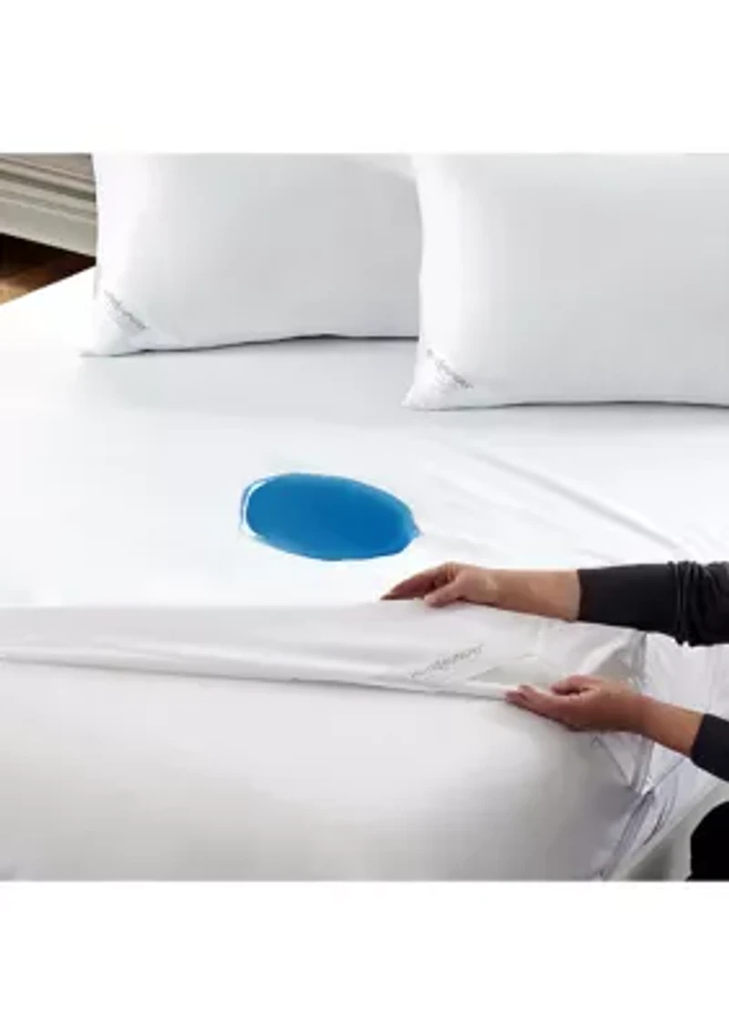 Stretchy Fit Waterproof Mattress Encasement Set for Allergy & Bed Bug Protection with Pillow Zipper Protectors