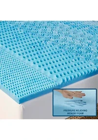 Cool Gel 1.5 Inch 5 Zone Memory Foam Topper