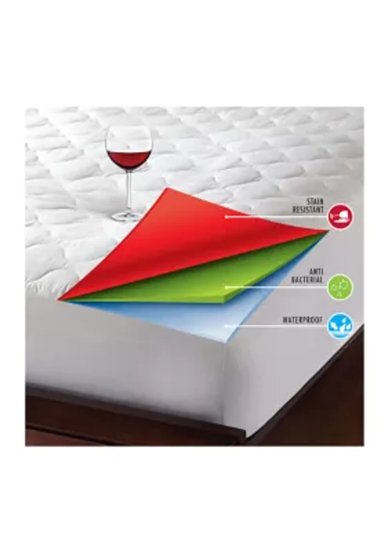 Triple Protection Waterproof Mattress Pad