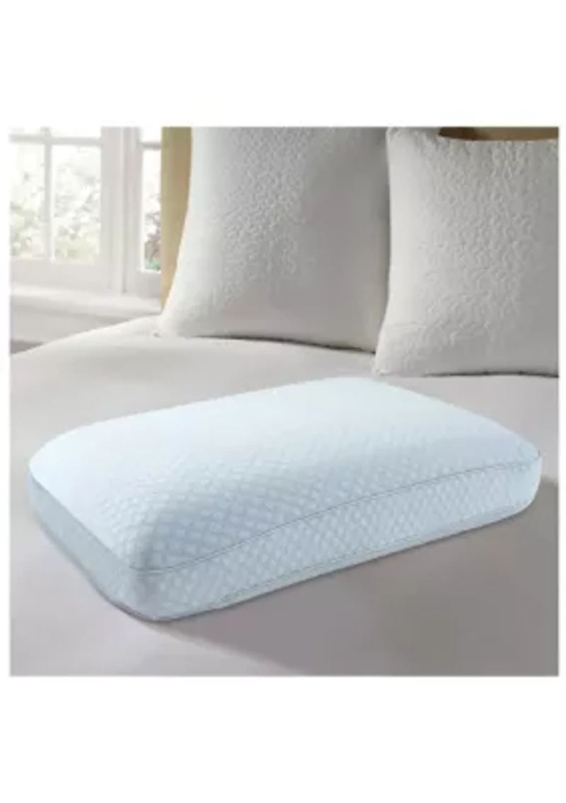 Big & Soft Cooling Gel Ventilated Memory Foam Gel Pillow with 2 Inch Gusset