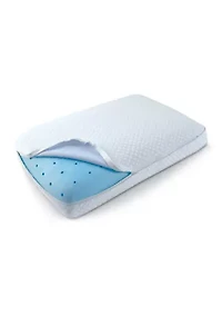 Big & Soft Cooling Gel Ventilated Memory Foam Gel Pillow with 2 Inch Gusset