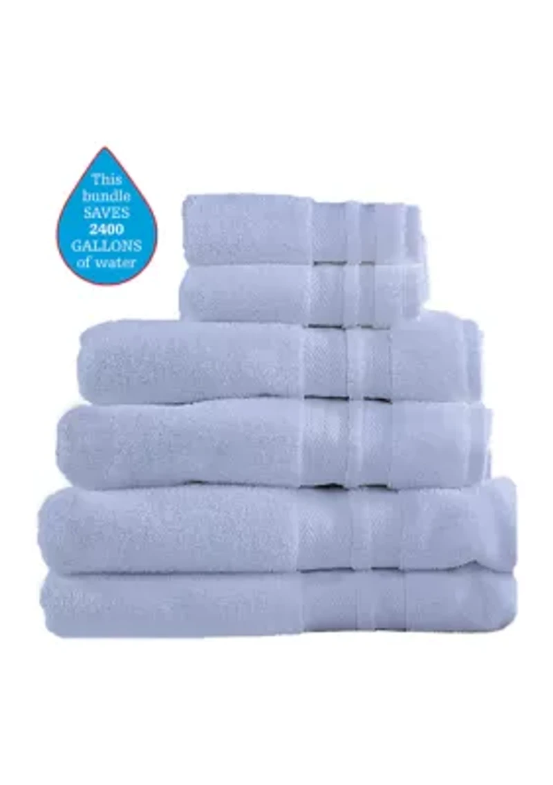Hotel 6 Piece Bath Towel Set
