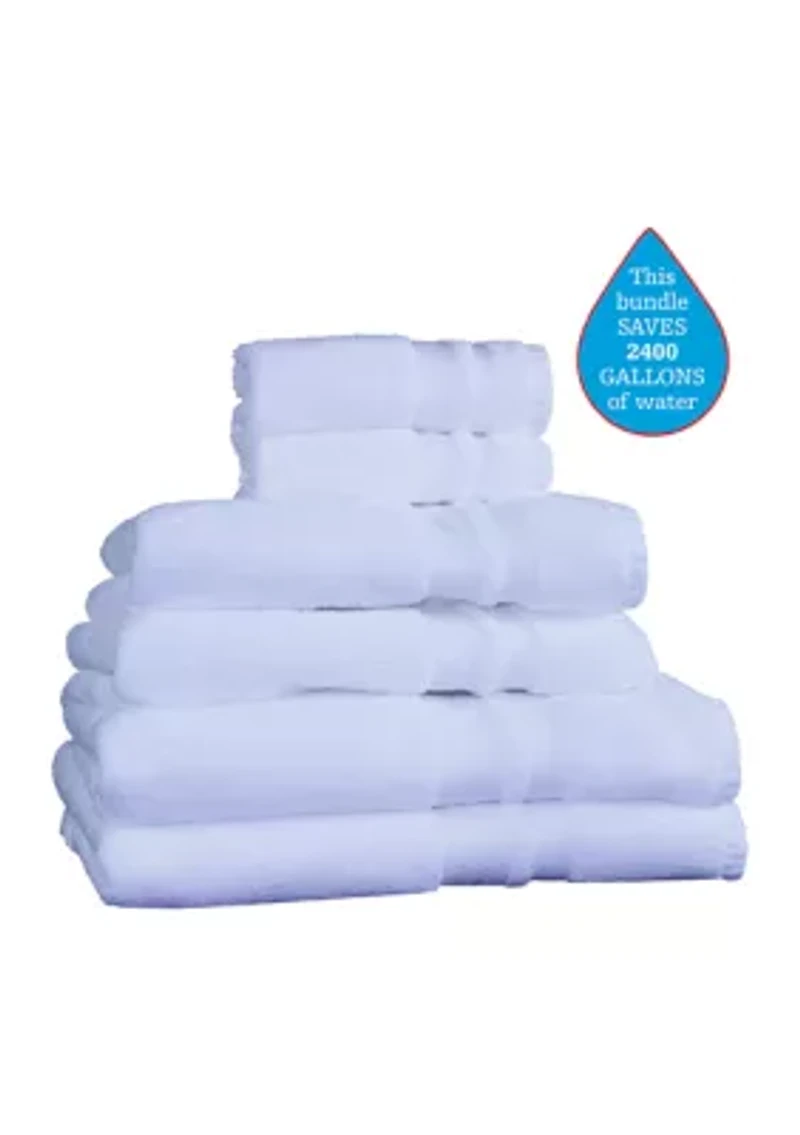 Hotel 6 Piece Bath Towel Set