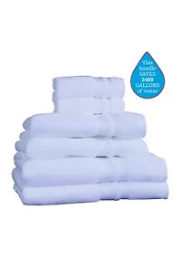 Hotel 6 Piece Bath Towel Set