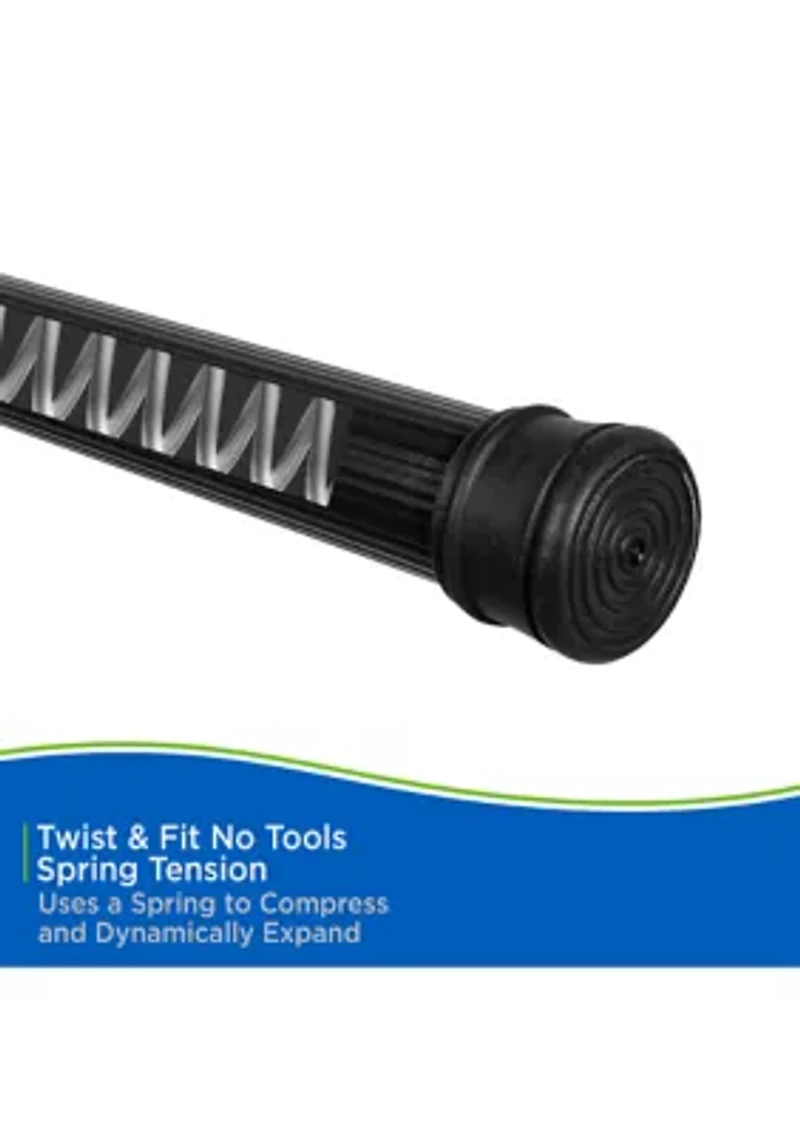 Kenney No Tools Spring Tension Utility Rod