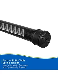 Kenney No Tools Spring Tension Utility Rod
