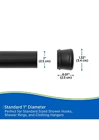 Kenney No Tools Spring Tension Utility Rod