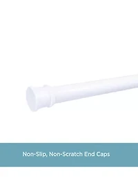 Twist & Fit No Tools Tension Shower Curtain Rod - 42-72"