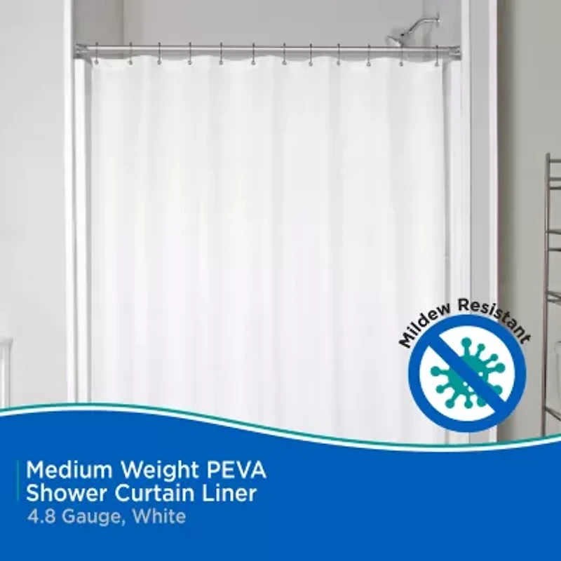 Kenney Medium Weight PEVA Shower Curtain Liner