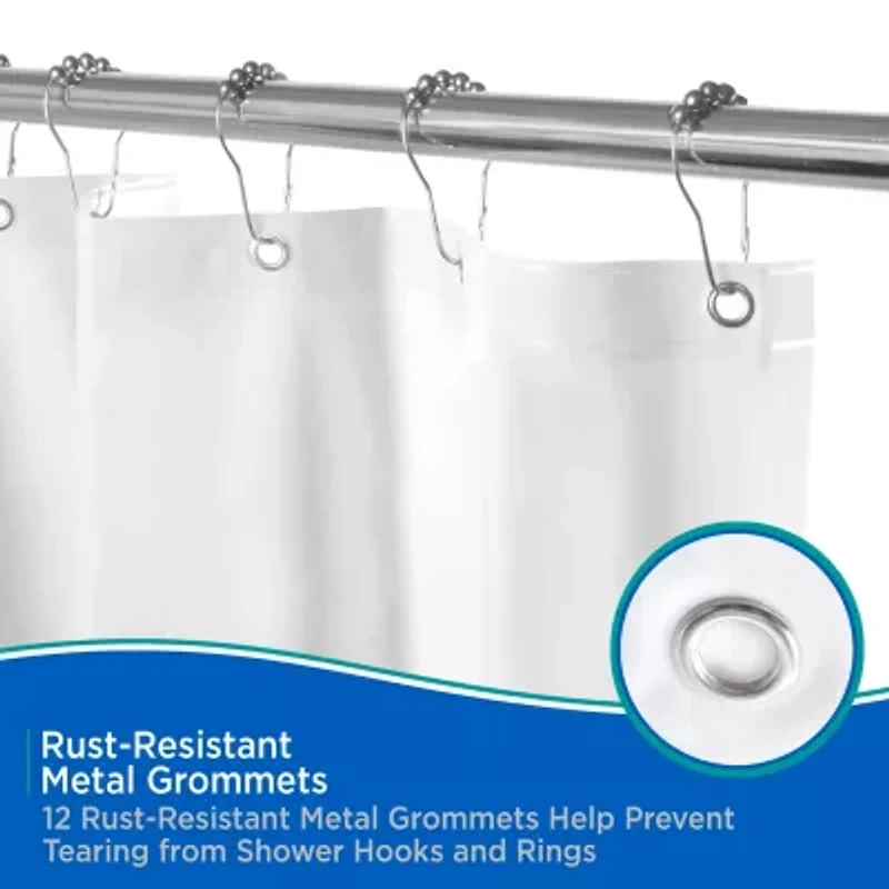 Kenney Medium Weight PEVA Shower Curtain Liner