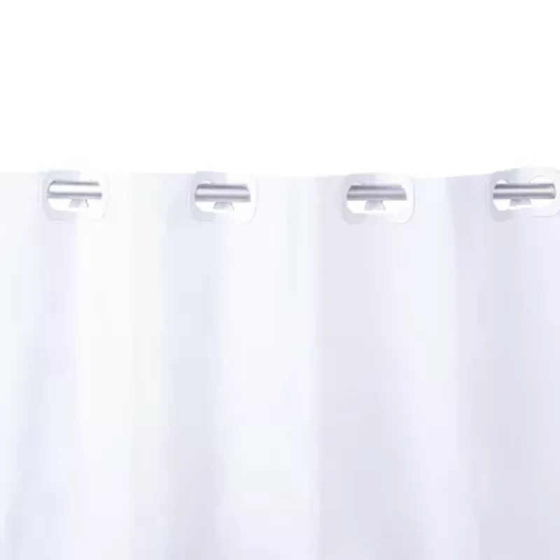 Kenney FlexHook Medium Weight PEVA Shower Curtain Liner