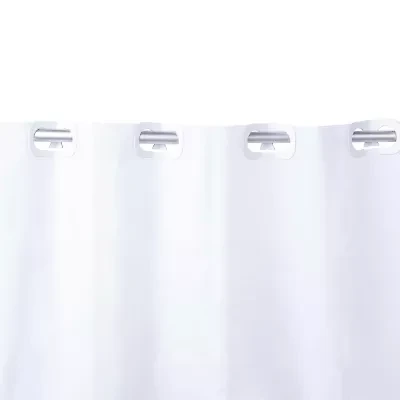 Kenney FlexHook Medium Weight PEVA Shower Curtain Liner