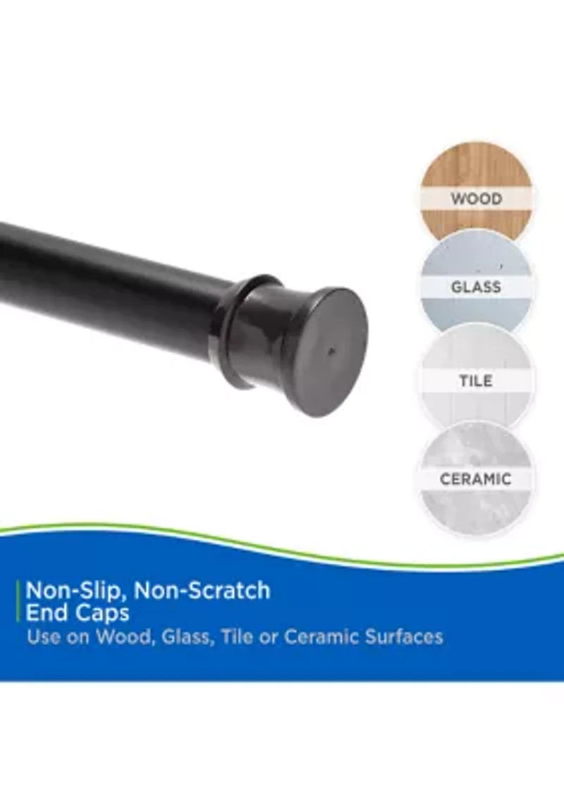 Kenney Twist & Fit No Tools Tension Shower Curtain Rod