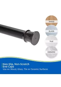 Kenney Twist & Fit No Tools Tension Shower Curtain Rod
