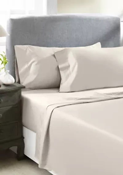 800 Thread Count Solid Sateen Bed Sheet Set