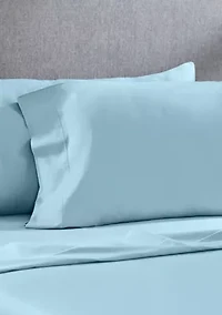 Thread Count Solid Sateen Bed Sheet Set
