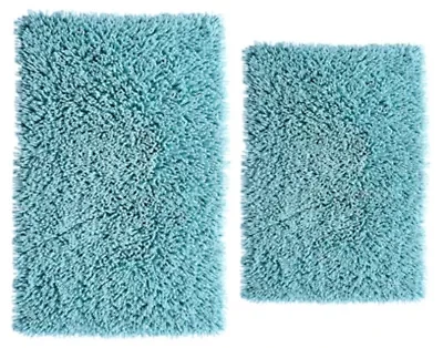 CHENILLE SHAGGY 20X30 24X40 Bath Rug Set