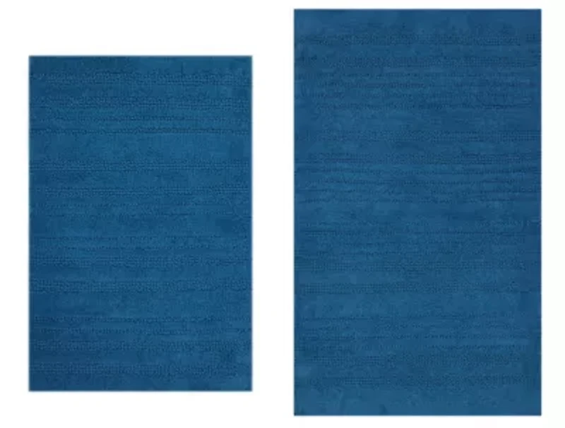 MULTI CHAIN 17X24 21X34 Bath Rug Set