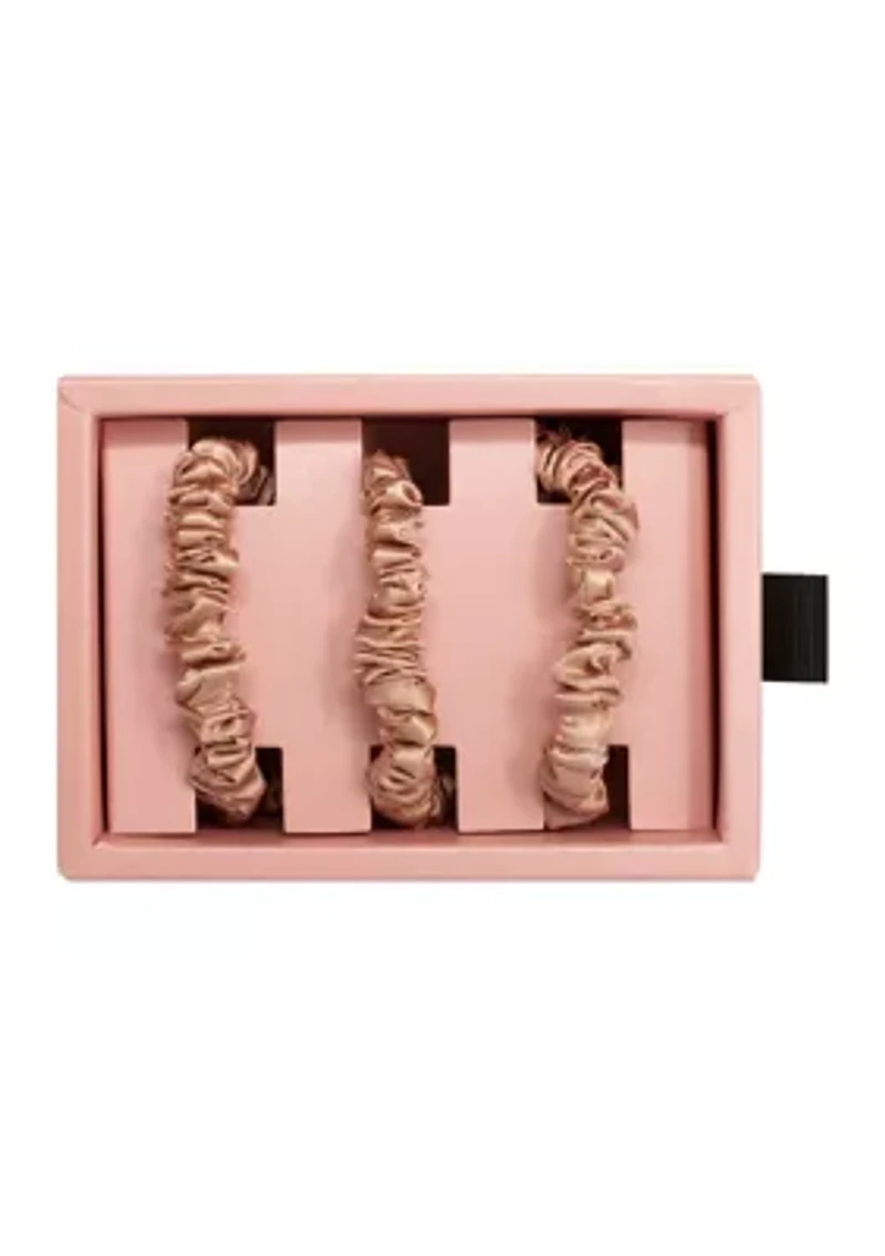 Pure Silk Skinny Scrunchies