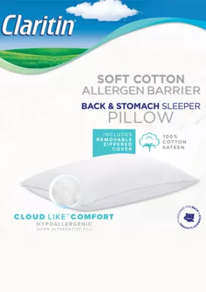 Allergen Barrier Back/Stomach Sleeper King Pillow