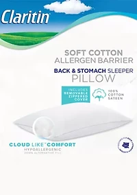 Allergen Barrier Back/Stomach Sleeper King Pillow