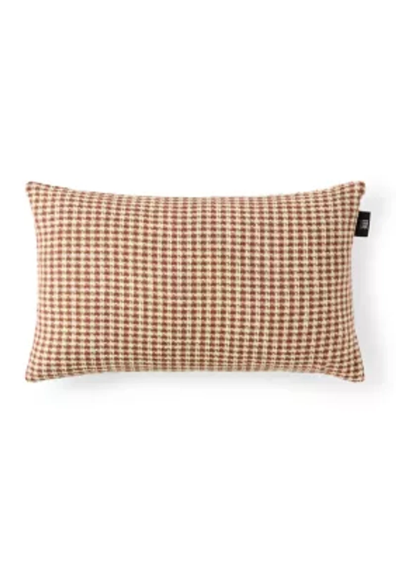 Cinnamon Woven Texture Decorative Throw Pillow