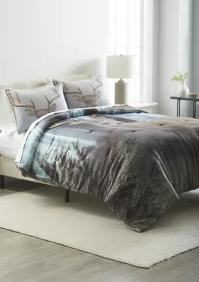 Buck The Mist 3-Piece Comforter Set