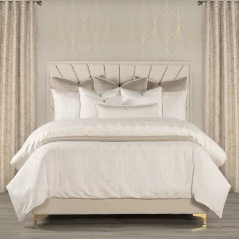 The Great Gatsby At The Gate Art Deco Duvet & Insert Set- California King- 6 Piece