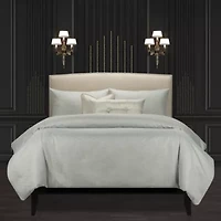 F Scott Fitzgerald Star Attraction Mist Luxury Bedding Set- Full- 6 Piece