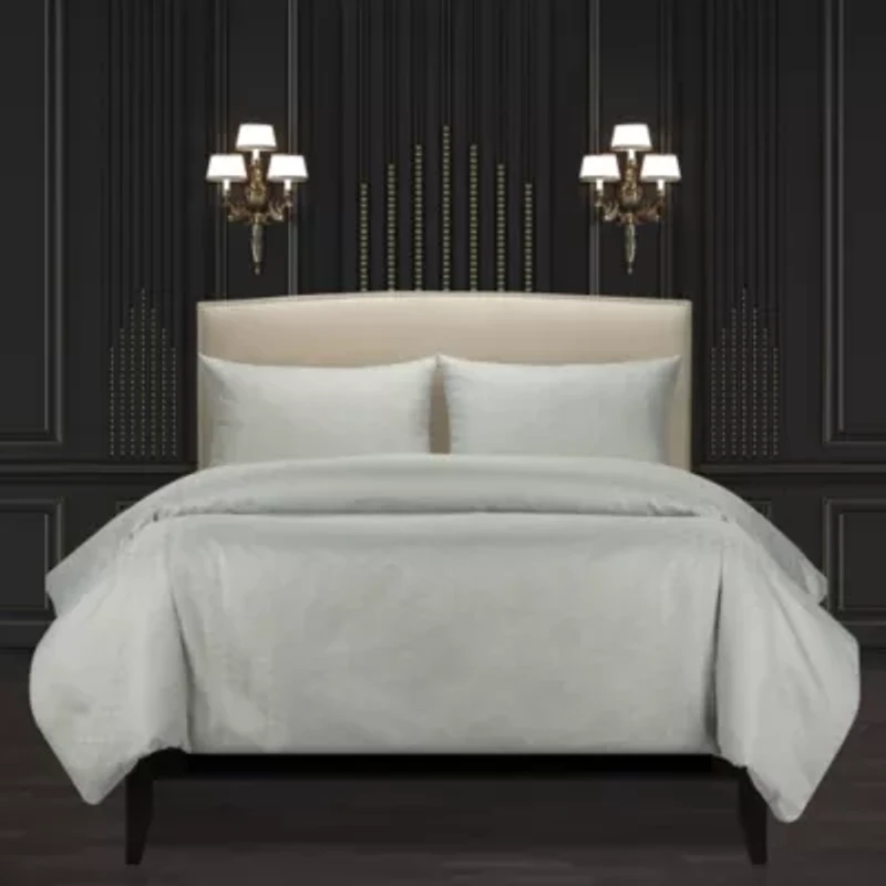 F Scott Fitzgerald Star Attraction Mist Luxury Bedding Set- Full- 6 Piece