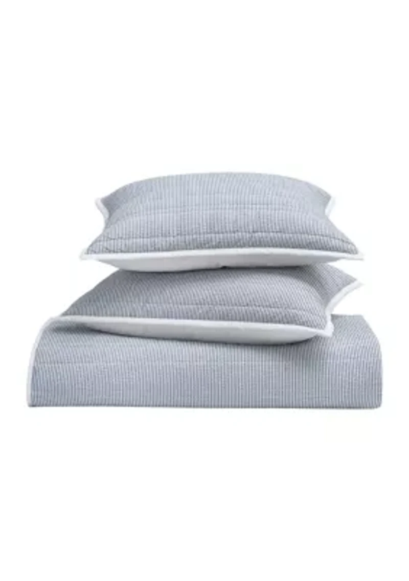 Seersucker Quilt Set