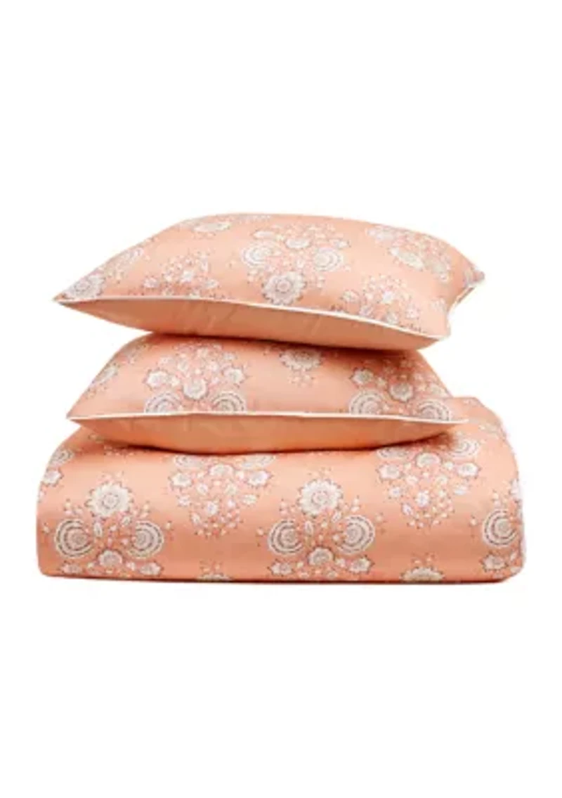 Sutton Flower 3 Piece Comforter Set