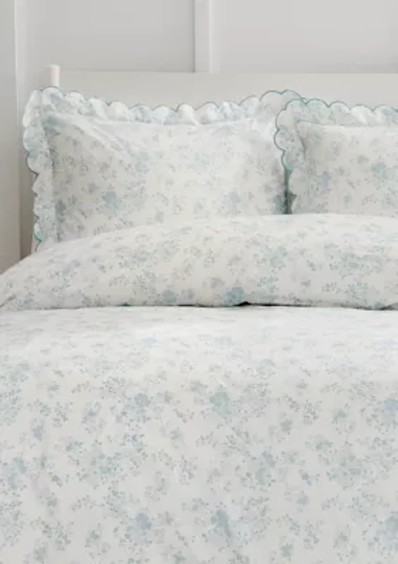 Abigail Floral 3 Piece Comforter Set