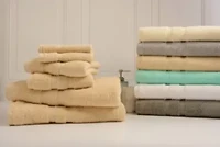 6pc Zero Twist Cotton Towel Set