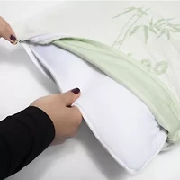 Bamboo Memory Foam Pillow 2pk