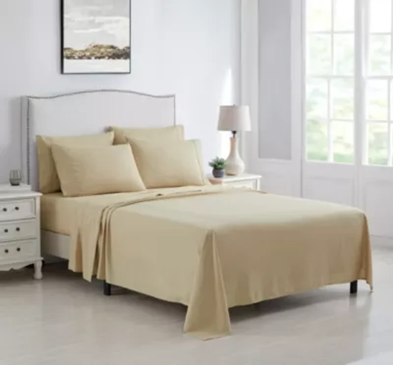 6pc Brushed Microfiber Sheet Set
