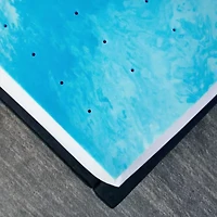 Inch Cooling Gel Swirl Memory Foam Mattress Topper