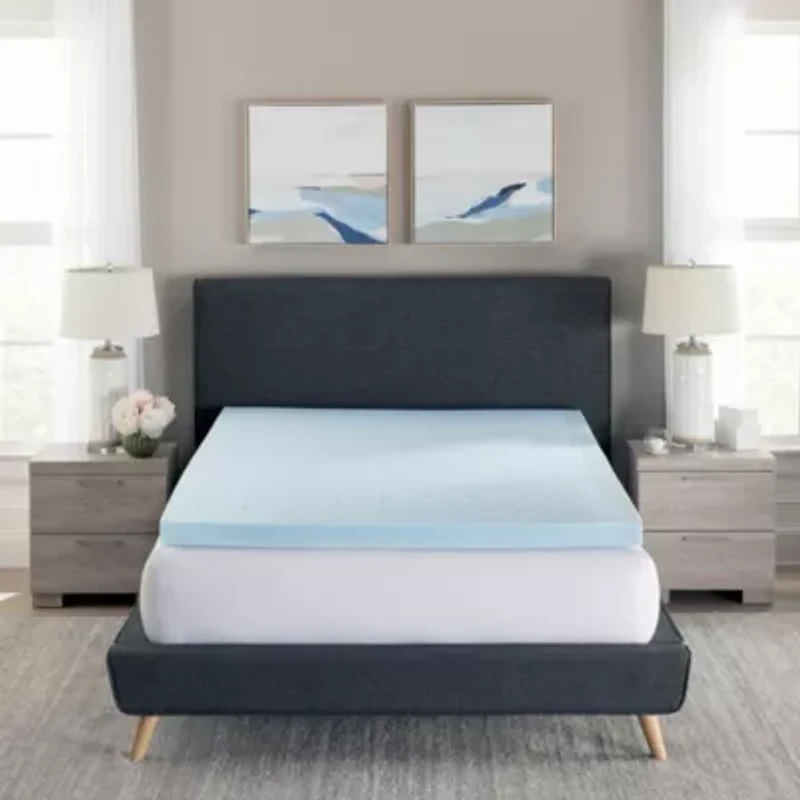 4-Inch Gel-Infused Memory Foam Mattress Topper