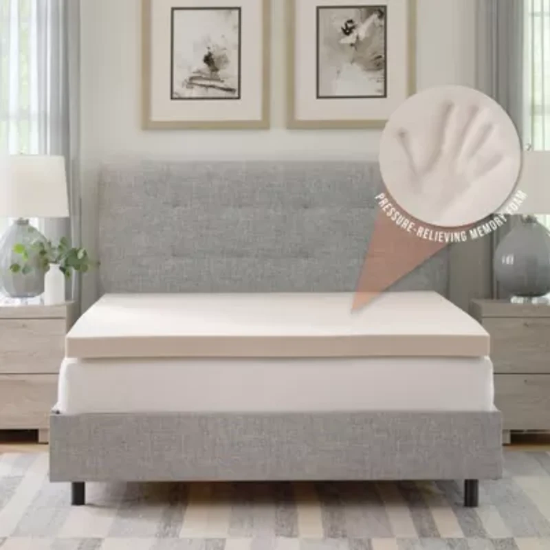 3-Inch Copper Infused Memory Foam Mattress Topper