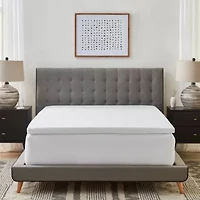 2-Inch Gel-Infused Memory Foam Mattress Topper with Circular-Knit Cover