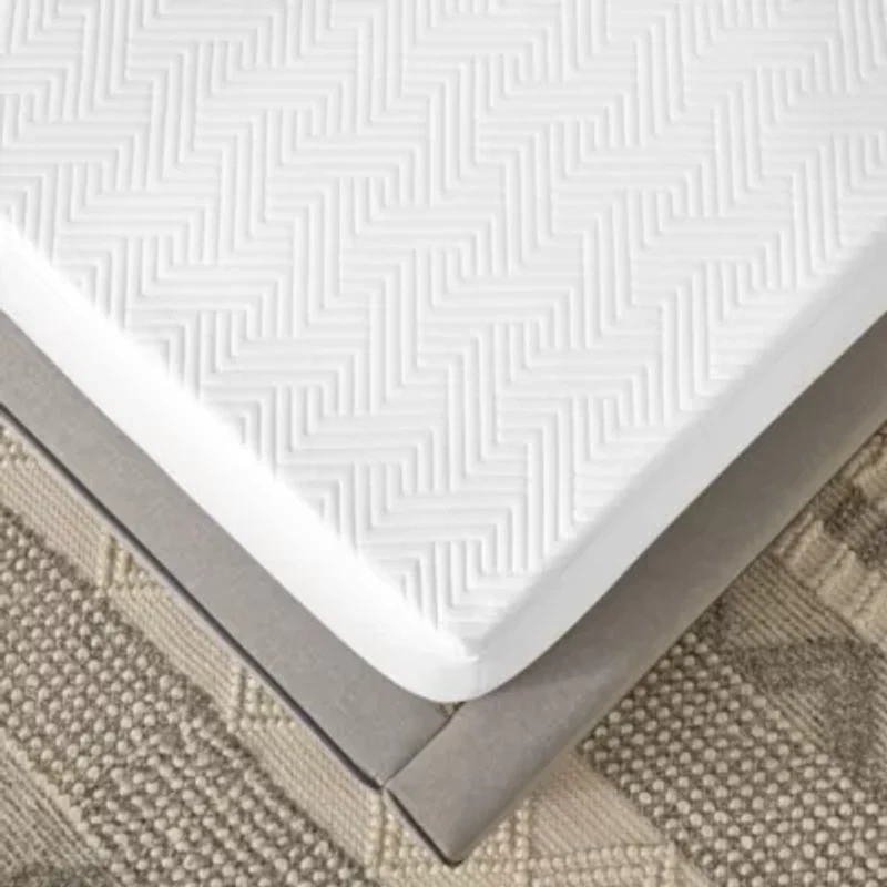 2-Inch Gel-Infused Memory Foam Mattress Topper with Circular-Knit Cover